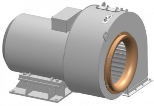 Вентилятор радиальный охлаждения тягового агрегата 2ТЭ25АМ